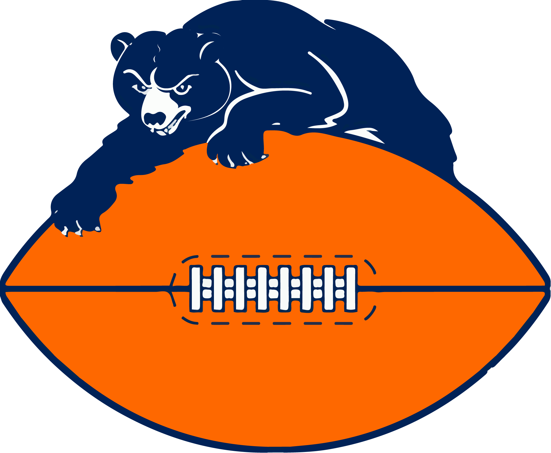 1946 - - Original Chicago Bears Logo (2094x1722)