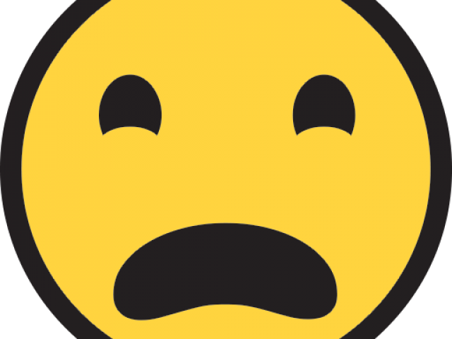 Sad Emoji Clipart Frowny Face - Circle (640x480)