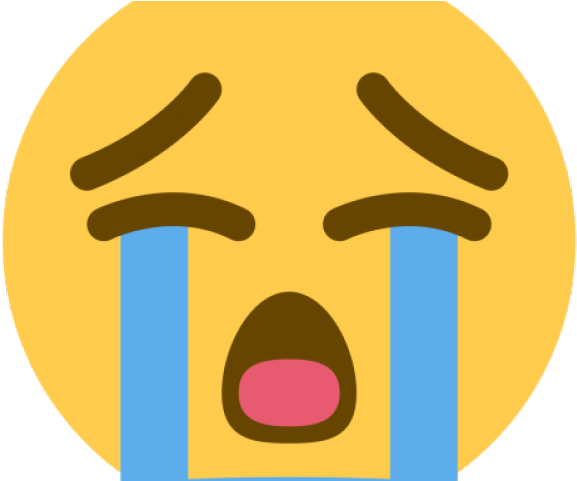 Crying Emoji Clipart Sad Face - Imagenes De Emojis Llorando (640x480)