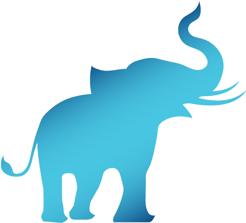 Elephant Test - Silhouette Elephant (500x500)