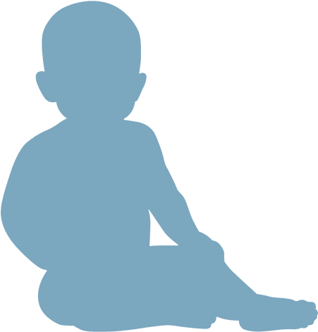 Baby Transparent Png Svg Vector - Silueta De Bebe Sentado (512x512)