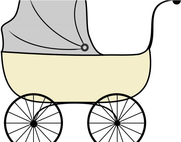 Wagon Clipart Buggy - Baby Carriage Clipart Png (640x480)