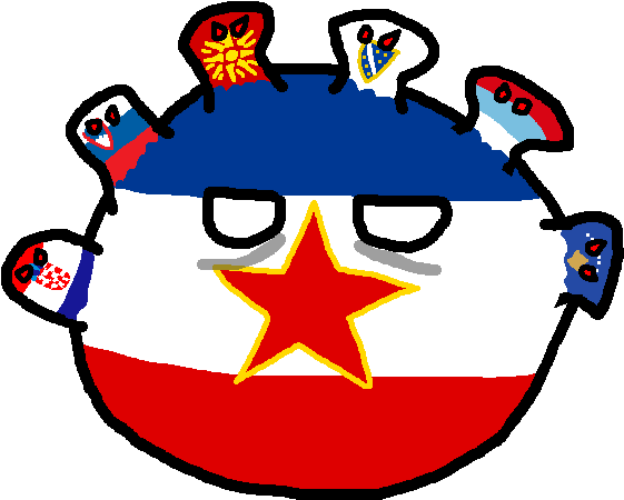 War Clipart Internal Struggle - Polandball Yugoslav Wars (709x499)