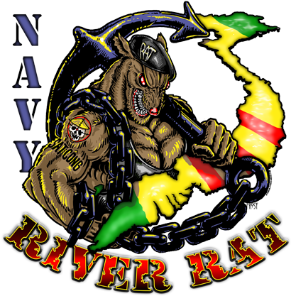 The Us Navy Vietnam - Navy River Rats T Shirts (428x428)