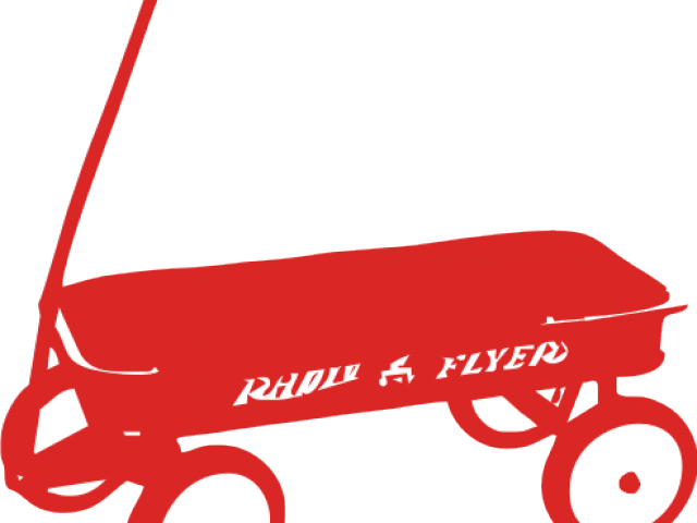 Wagon Clipart Transparent - Red Wagon (640x480)