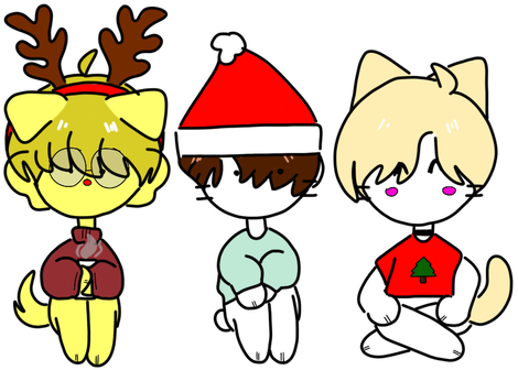 We Wish You A Merry Christmas And A Happy New Year - Cartoon (597x350)