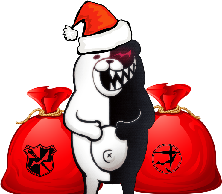 Want To Add To The Discussion - Monokuma Full Body Sprites (769x657)