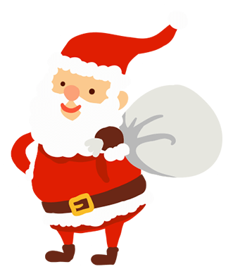 Christmas Wishes To Friends - Santa Claus (331x392)