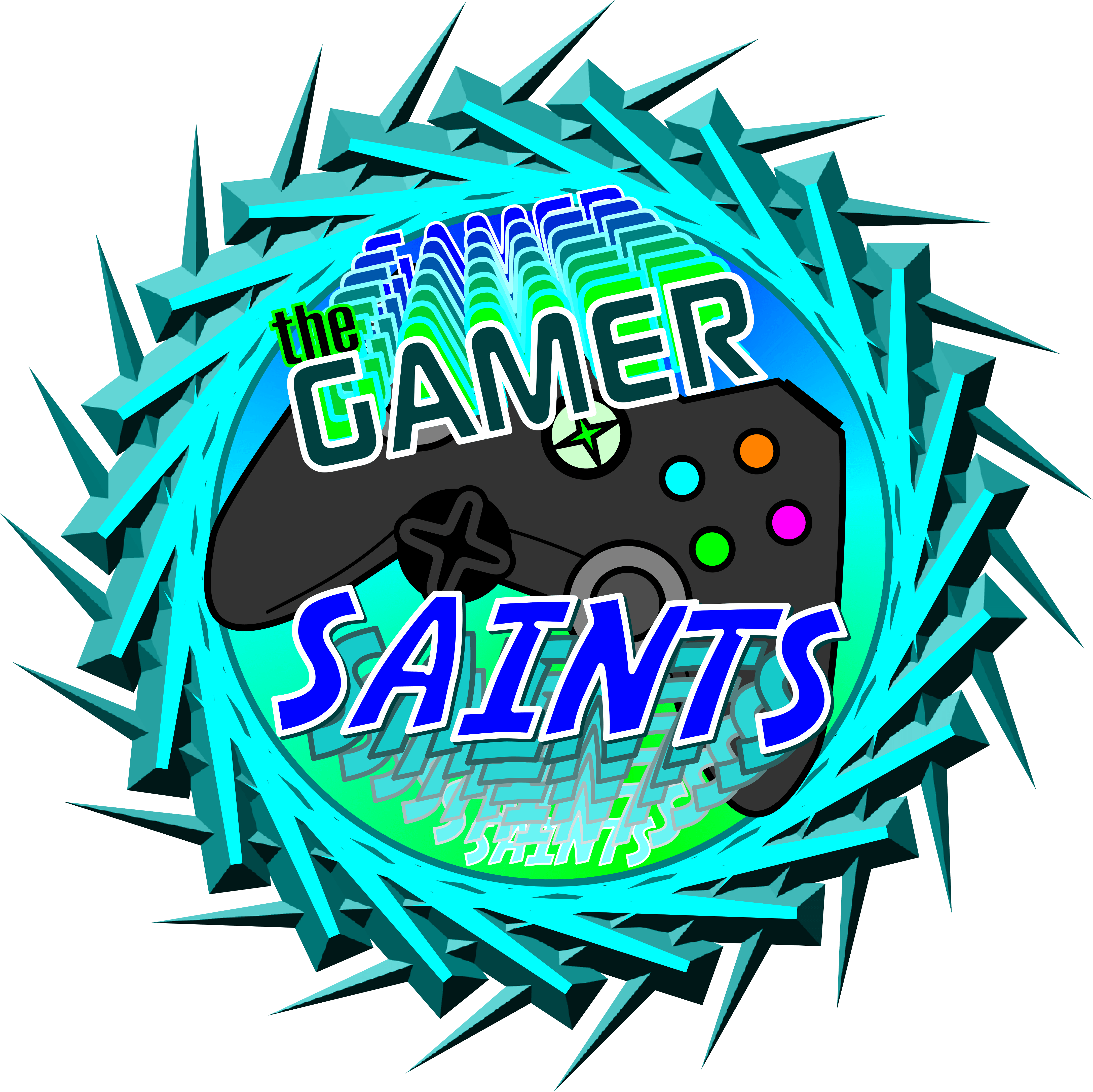 Gamer Saints Logo - Graphic Design (4343x4336)