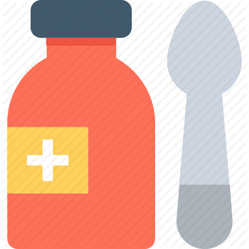 Medical By Vectors Market Liquid Medication Syrup - Cross (512x512)