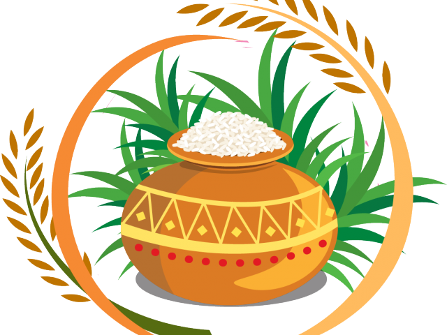 Agriculture Clipart Pongal - Happy Pongal Logo Png (640x480)