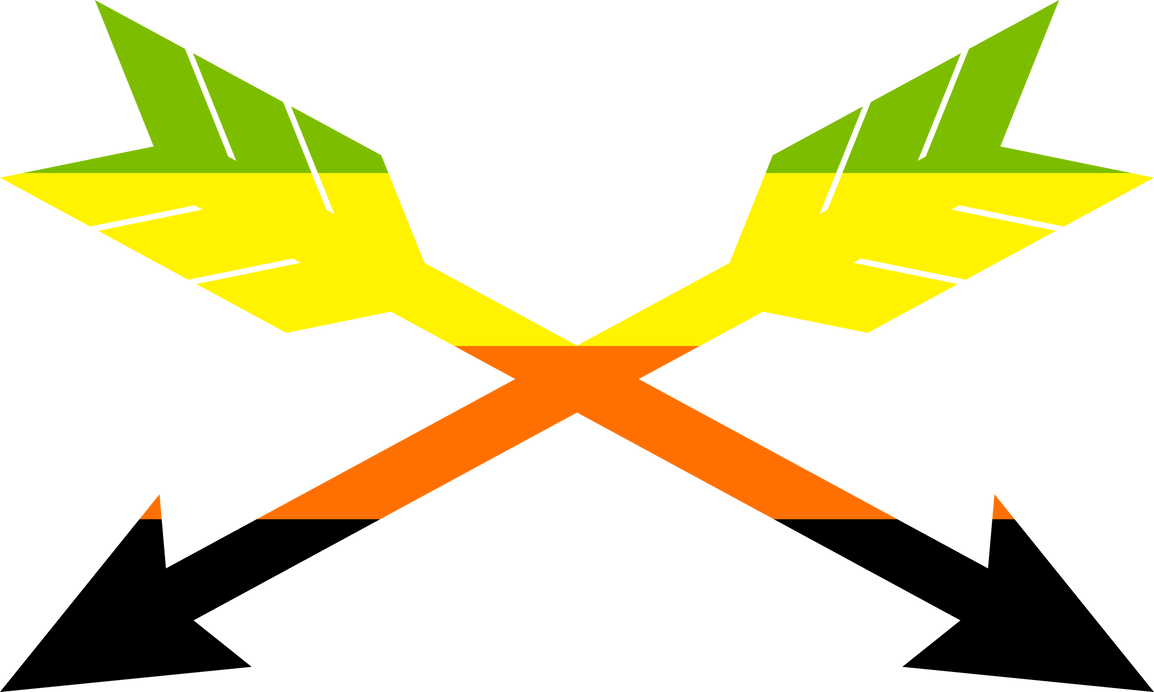 Aromantic Crossing Arrows By Pride-flags - Omnisexual Pride Flag (1154x692)