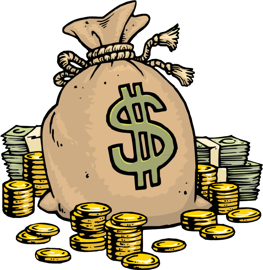 Affordable Rates - Cartoon Money Bag Money (900x940)