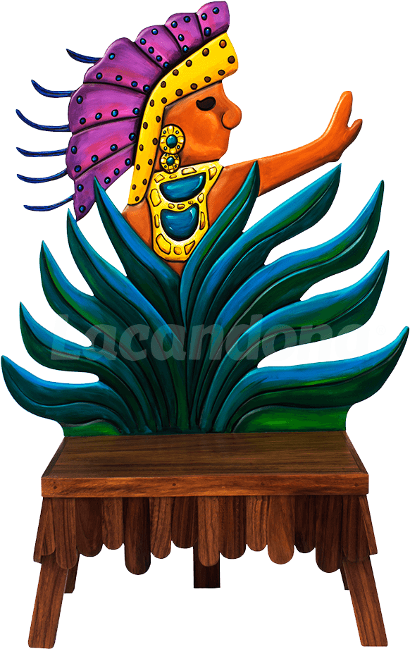 Mayahuel Iconic Bench - Illustration (1000x1000)