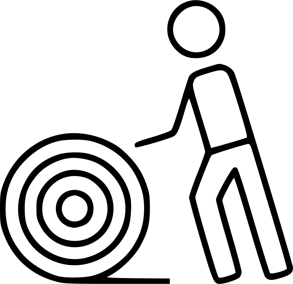Wire Spool Worker Electrical Cable Core Rolling Svg - Epicentro Png (980x952)