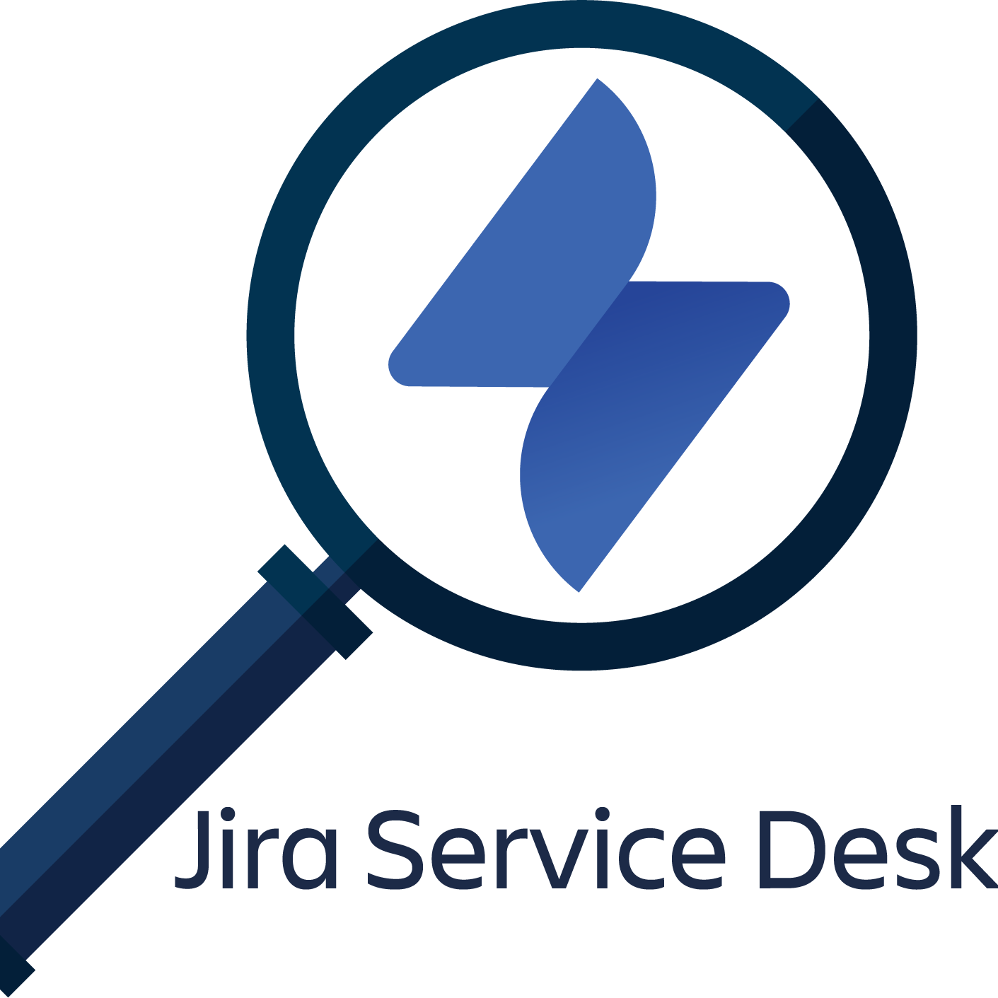 Service Desk Case Study - Jira Service Desk Logo (1411x1411)