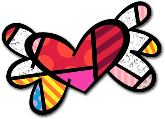 Romero Britto, A Prominent Pop Artist Based In Miami, - Tudo Sobre Romero Britto (562x407)