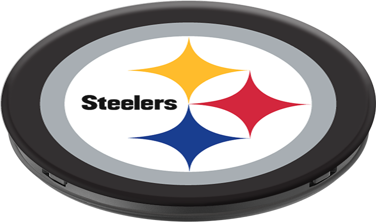 Nfl Pittsburgh Helmet Popsockets - Circle (1000x1000)