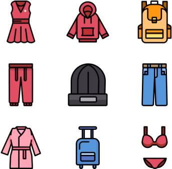 Clothes Transparent Image Png Images - Clothes Cartoon Png (400x376)