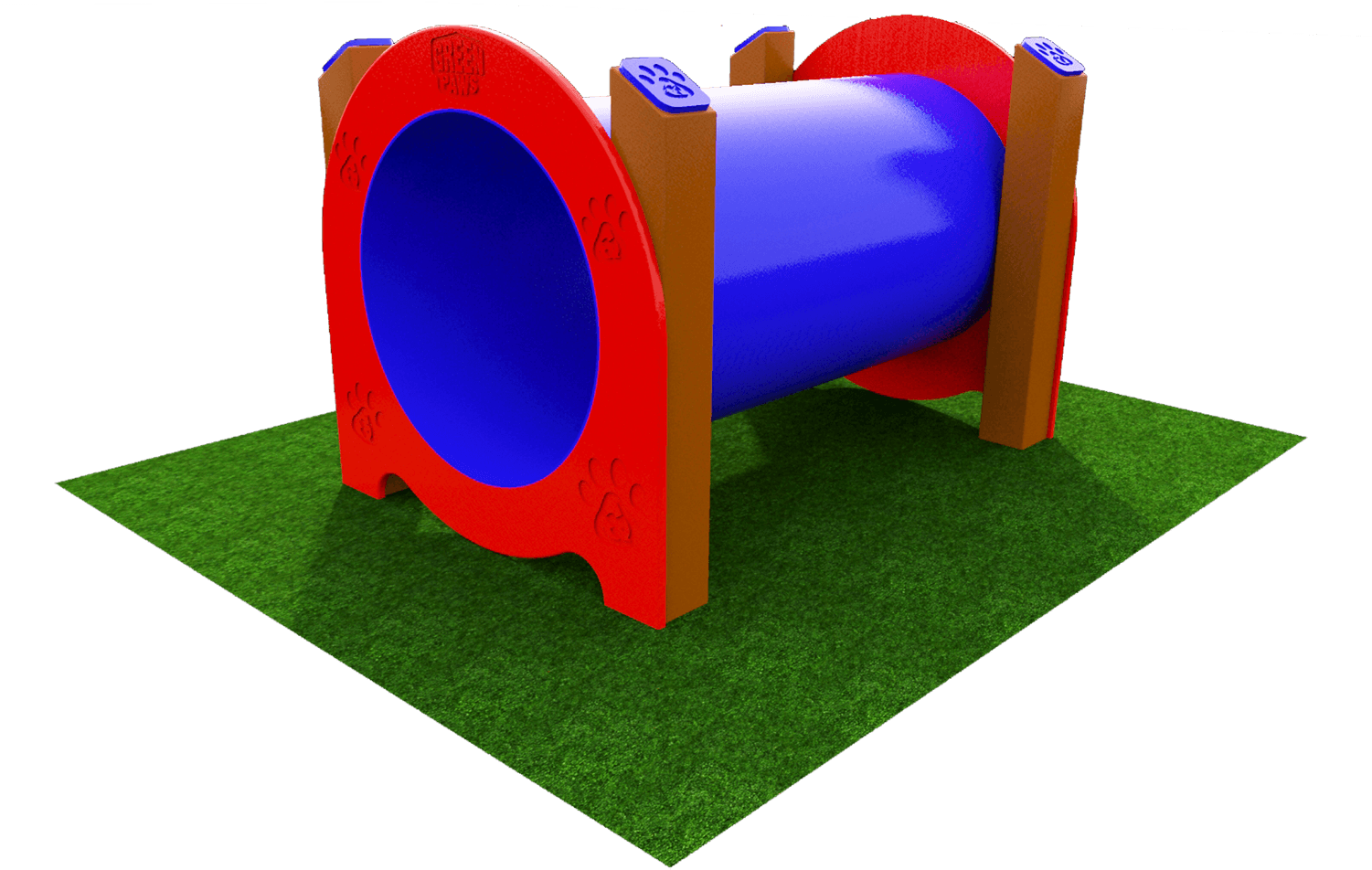 Playground Clipart Garden - Playground Tunnel Png (1500x1125)