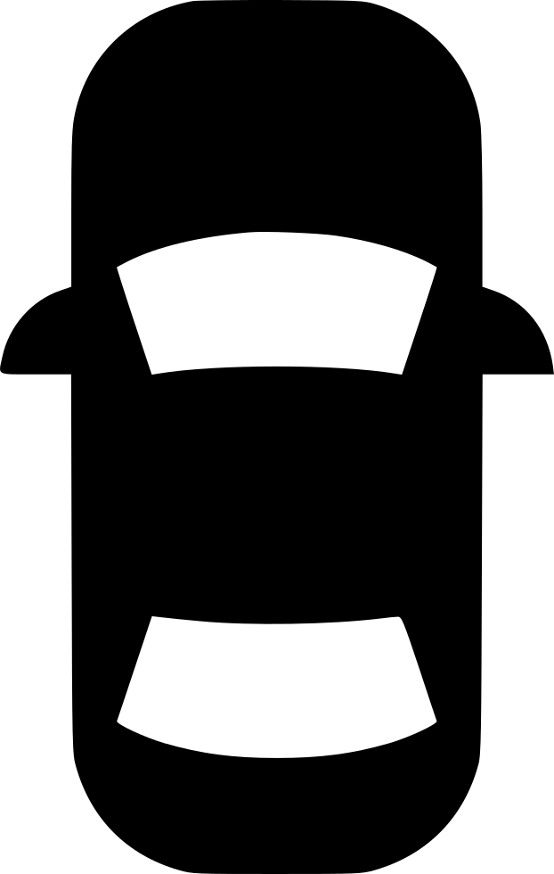 Png File - Car Top View Png Icon (622x980)