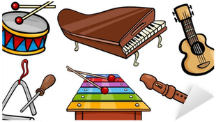 Pig Pickin Cake - Cartoon Images Of Musical Instruments (400x400)