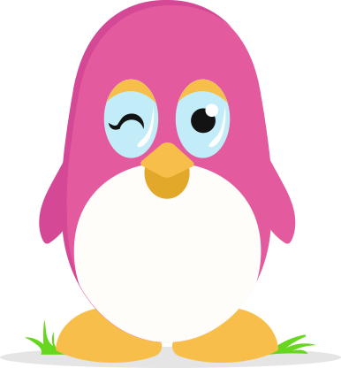 Pearly The Penguin Is An Adorable Brushies Character - Adã©lie Penguin (386x416)
