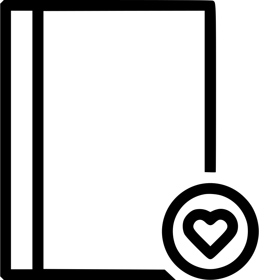 Book Favorite Read Notebook Heart Svg Png Icon Free - Book Favorite Read Notebook Heart Svg Png Icon Free (906x980)