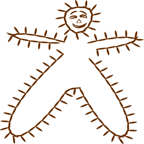 Vector Graphics - Stitch Man (500x501)