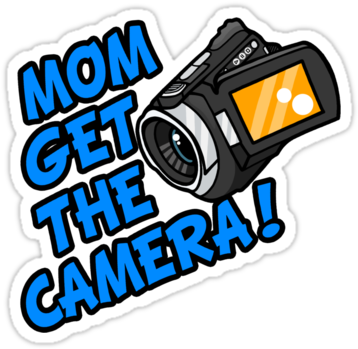 Yet Another Stupid Person Earning Their Title - Mom Get The Camera Png (375x360)