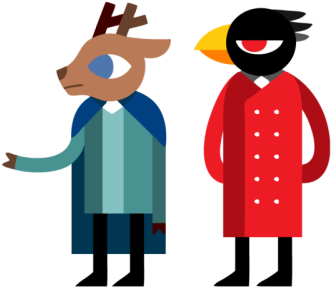 The Last Door Fanart, Wakefield & Kaufmann In Night - Last Door Fanart (400x340)