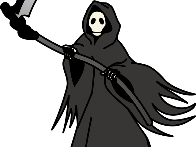 Grim Reaper Clipart Sad - Death Clipart (640x480)