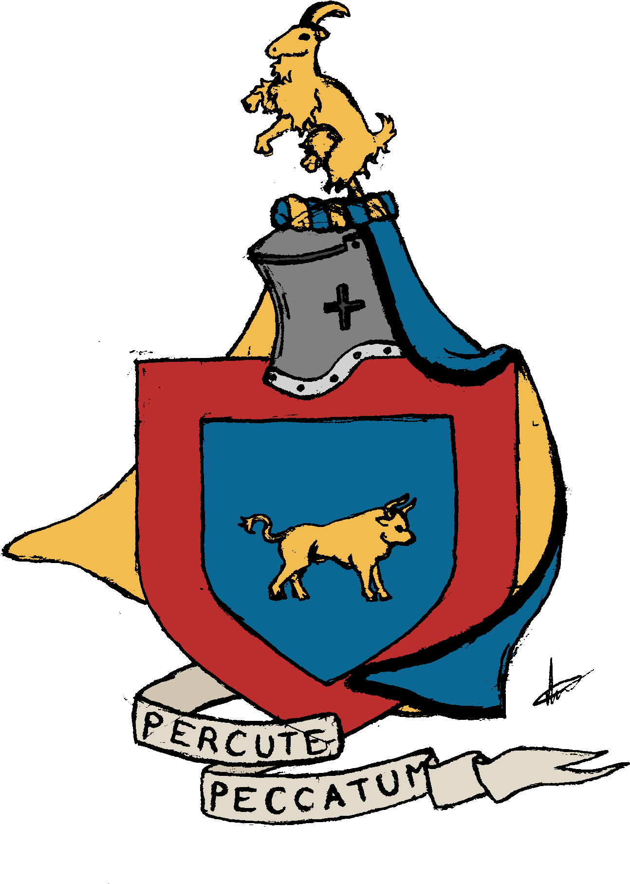 Ocmy Arms Illustrated In My Own Style - Cartoon (1500x2104)