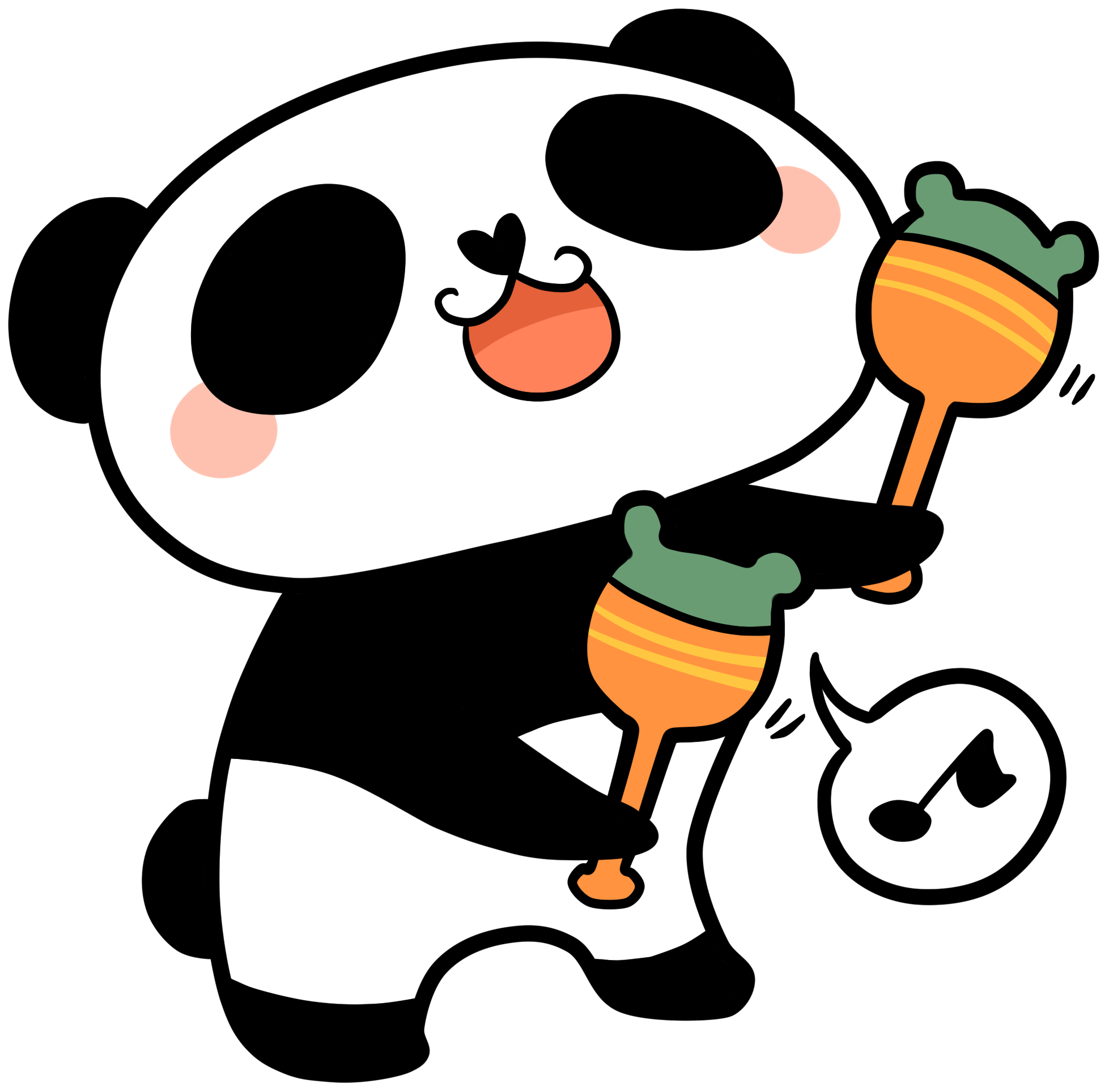 Lovely Roly Poly − Nhh Stickers Messages Sticker-5 - Cartoon (2480x2480)