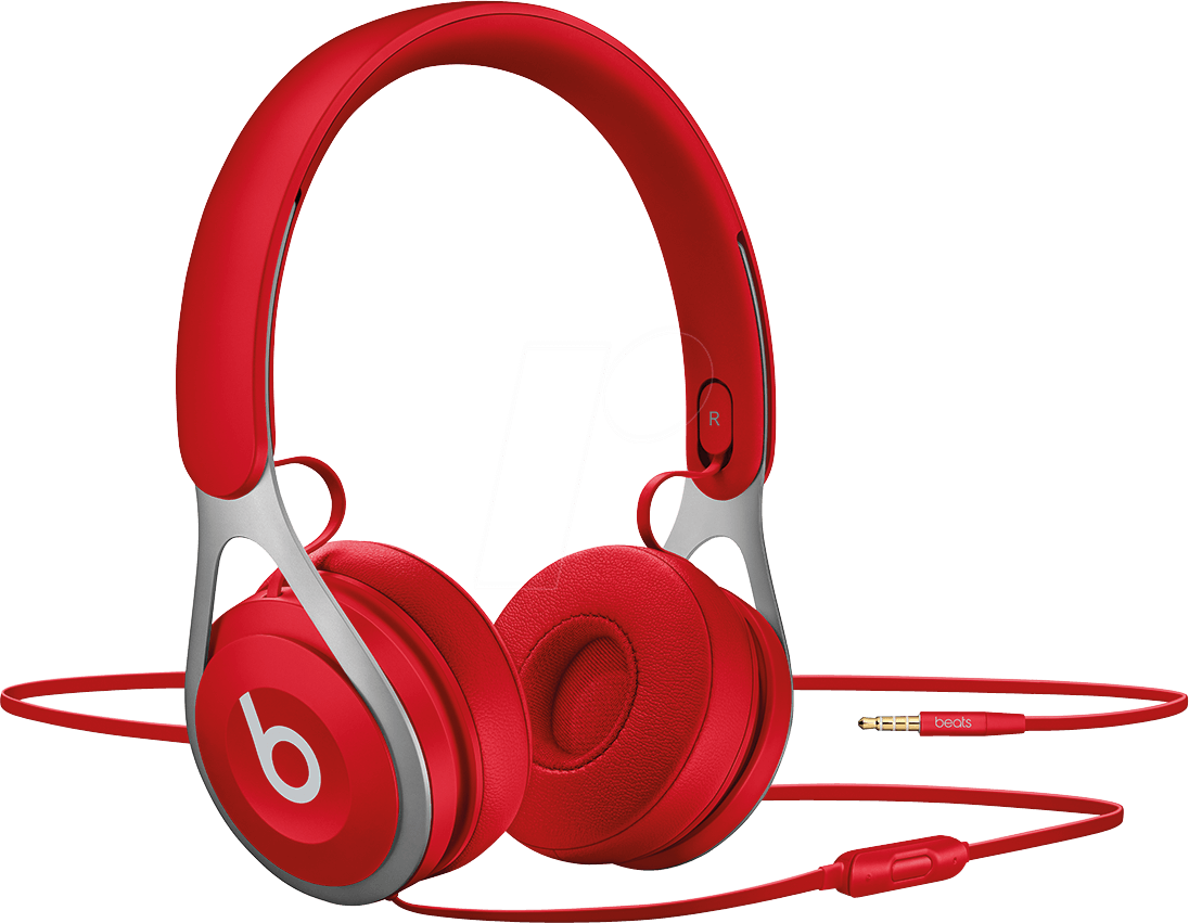 Beats Clipart Headset - Beats By Dr Dre Ep Headphones Red (1096x851)