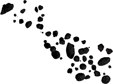 Mototsume 94 25 Asteroid Belt Stock 5 By Mototsume - Asteroid Belt Png (471x350)