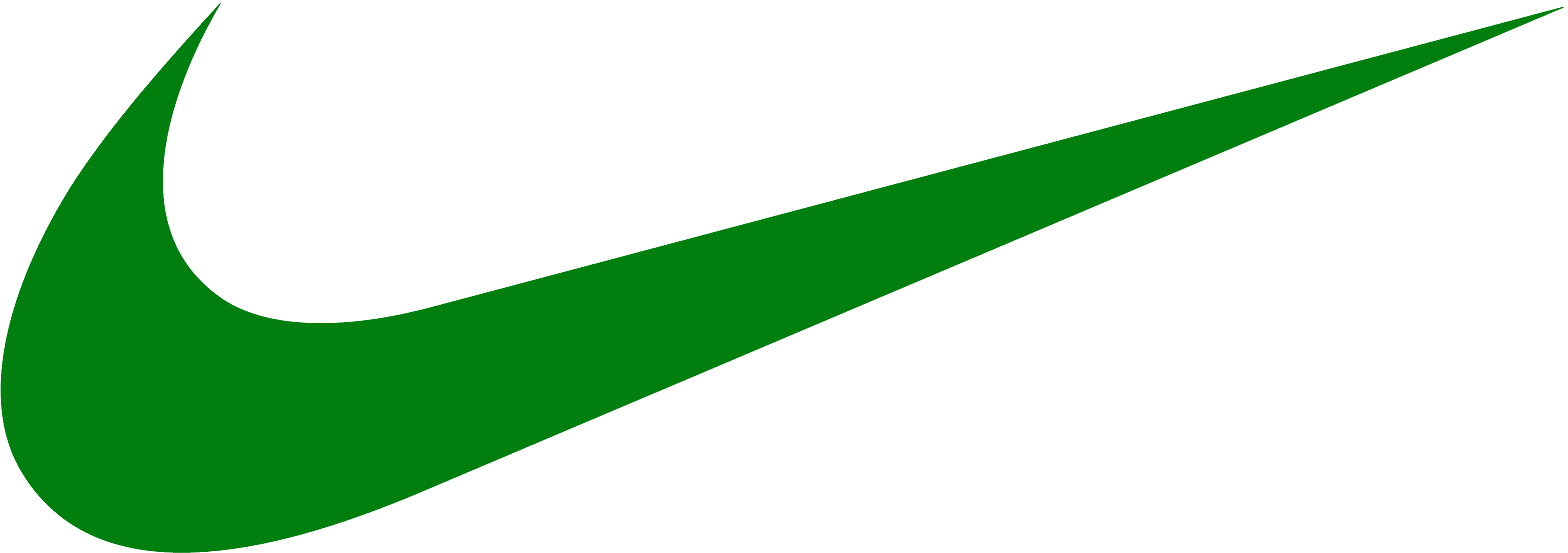 Download Green Nike Logo Png Png Images - Nike Green Logo Png (3800x1873)