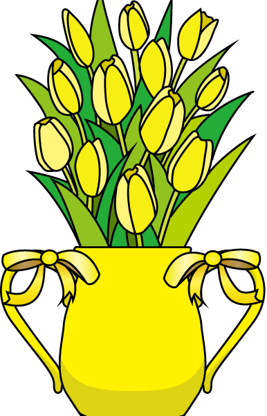 Flower Arrangement Clipart - Flower Arrangement Clipart (386x600)