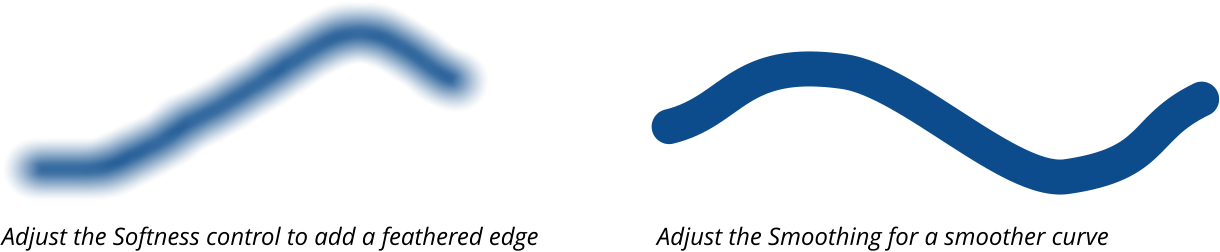 Adjust The Softness Control To Add A Feathered Edge - Adjust The Softness Control To Add A Feathered Edge (1220x252)