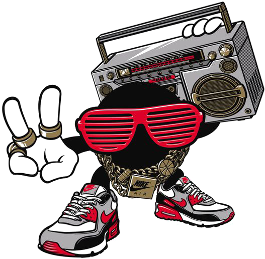 Sound Nike Illustration T-shirt Graffiti Shoe Rock - Nike Graffiti (564x547)