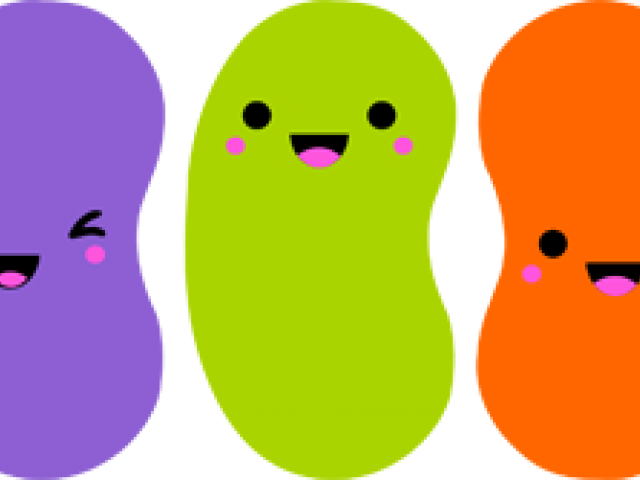 Jelly Beans Clipart Kawaii - Illustration (640x480)
