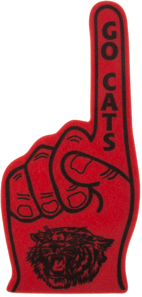 Foam Novelty Mitts - Foam Hand (1000x1000)