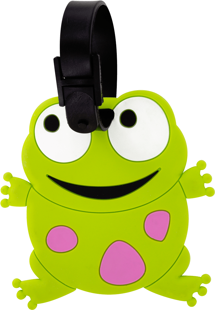Tag Clipart Luggage Label - Bullfrog (1020x1120)