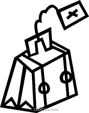 Suitcase Royalty Free Vector Clip Art Illustration - Suitcase Royalty Free Vector Clip Art Illustration (378x480)