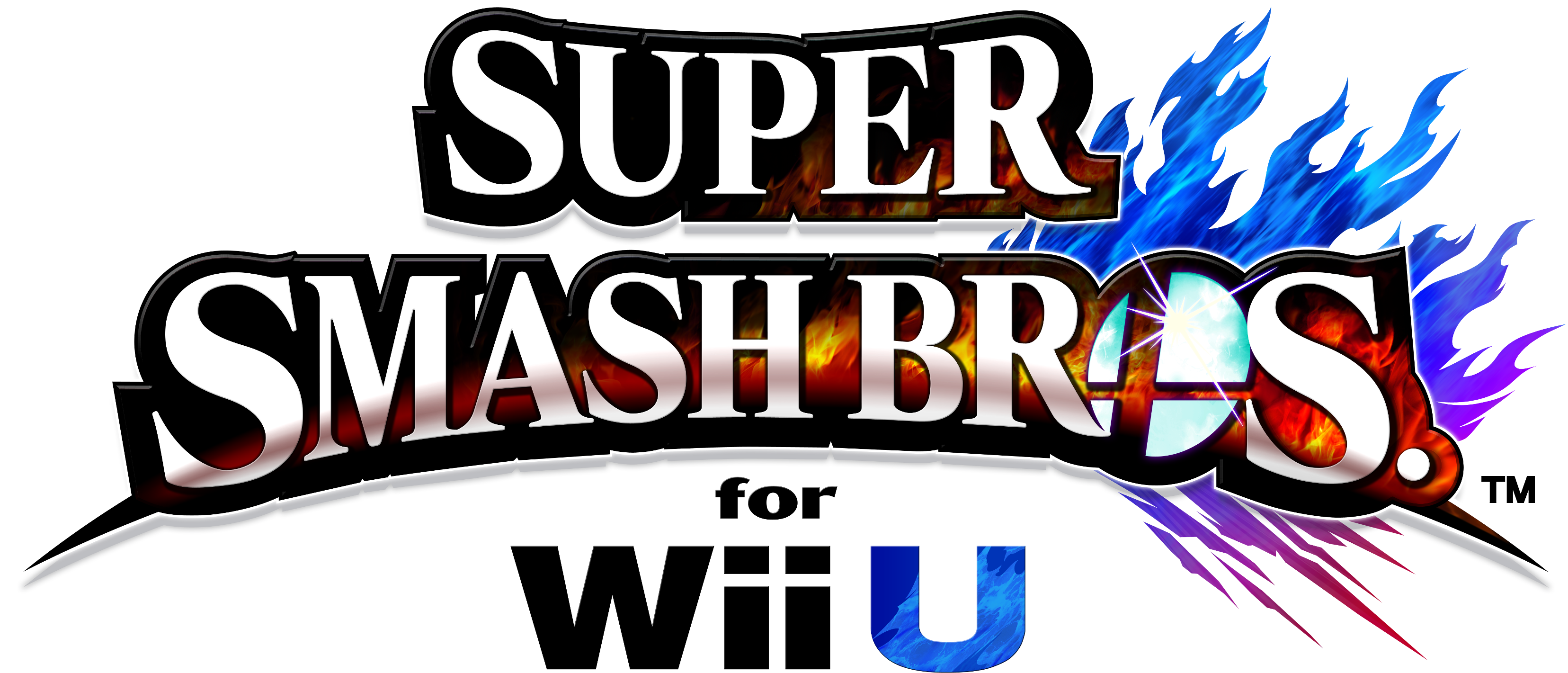 General Rules For Smash - Super Smash Bros Wii U Title (3312x1421)