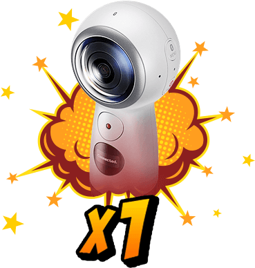 Action Camera - Tissu Blanc Étoile Rouge (400x400)