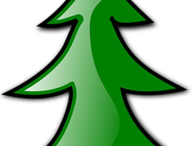 Night Sky Clipart Transparent - Christmas Tree Drawing Clipart (640x480)