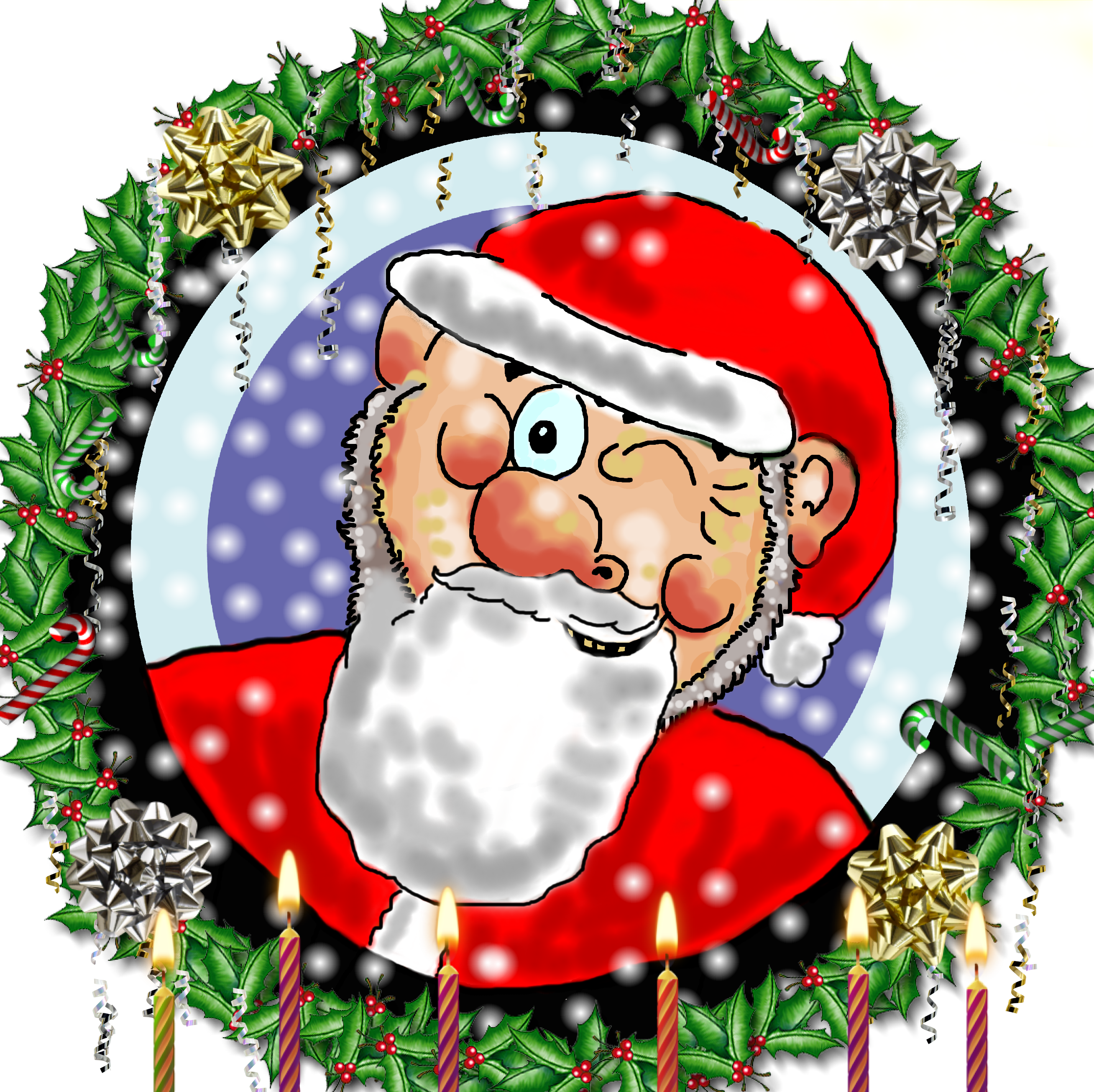 Tis The Season To Be - Cartoon (2616x2610)