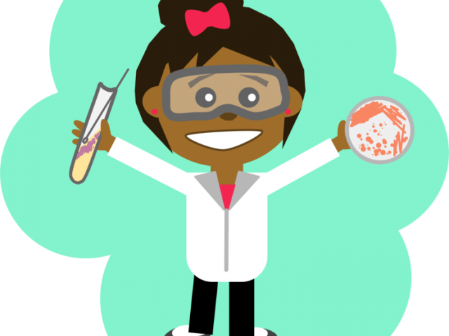 Microscope Clipart Math Science - Science Cartoon Transparent Png (640x480)