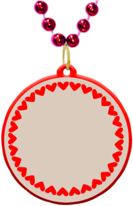 350 X 412 6 - Transparent Background Mardi Gras Beads Png (350x412)